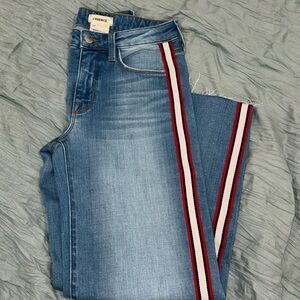 L'agence Cropped Wide Leg Jeans